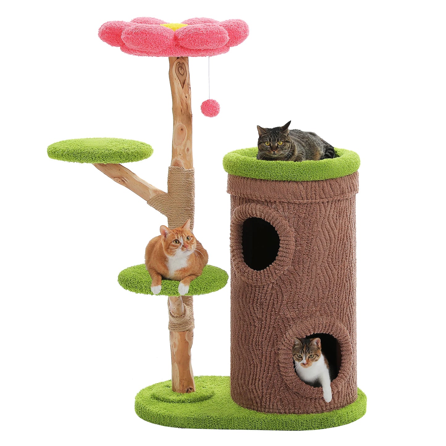 PAWZ Road Large Cat Tree With Scratching Post And Condos
