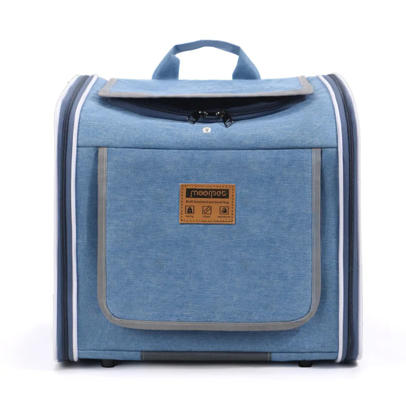 Portable Pet Carrier Backpack For Cats And Small Dogs