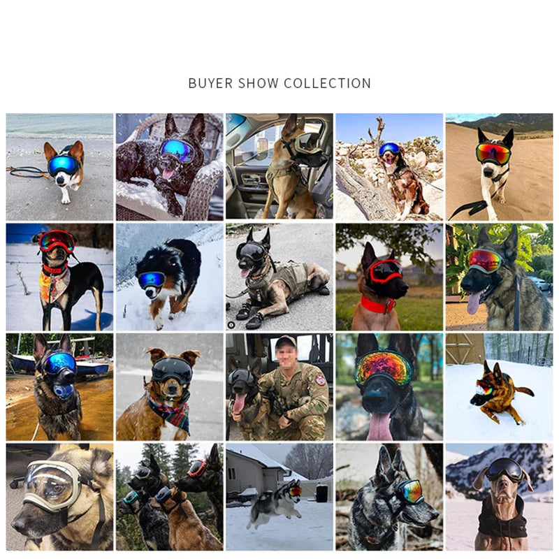 PETRAVEL Dog Goggles Anti UV Sun Glasses For Travel Protection