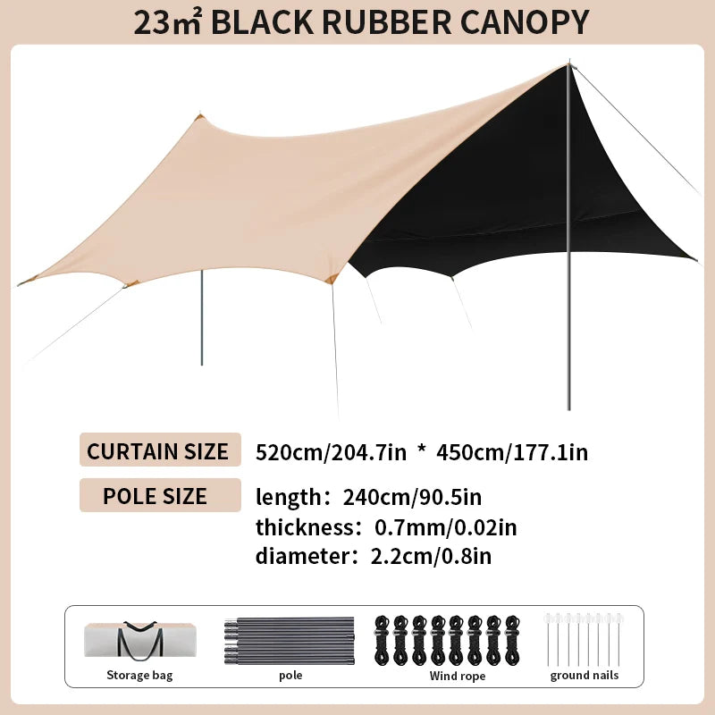 Kairoad Canopy Camping Tent Sunshade Shelter Gear Outdoor