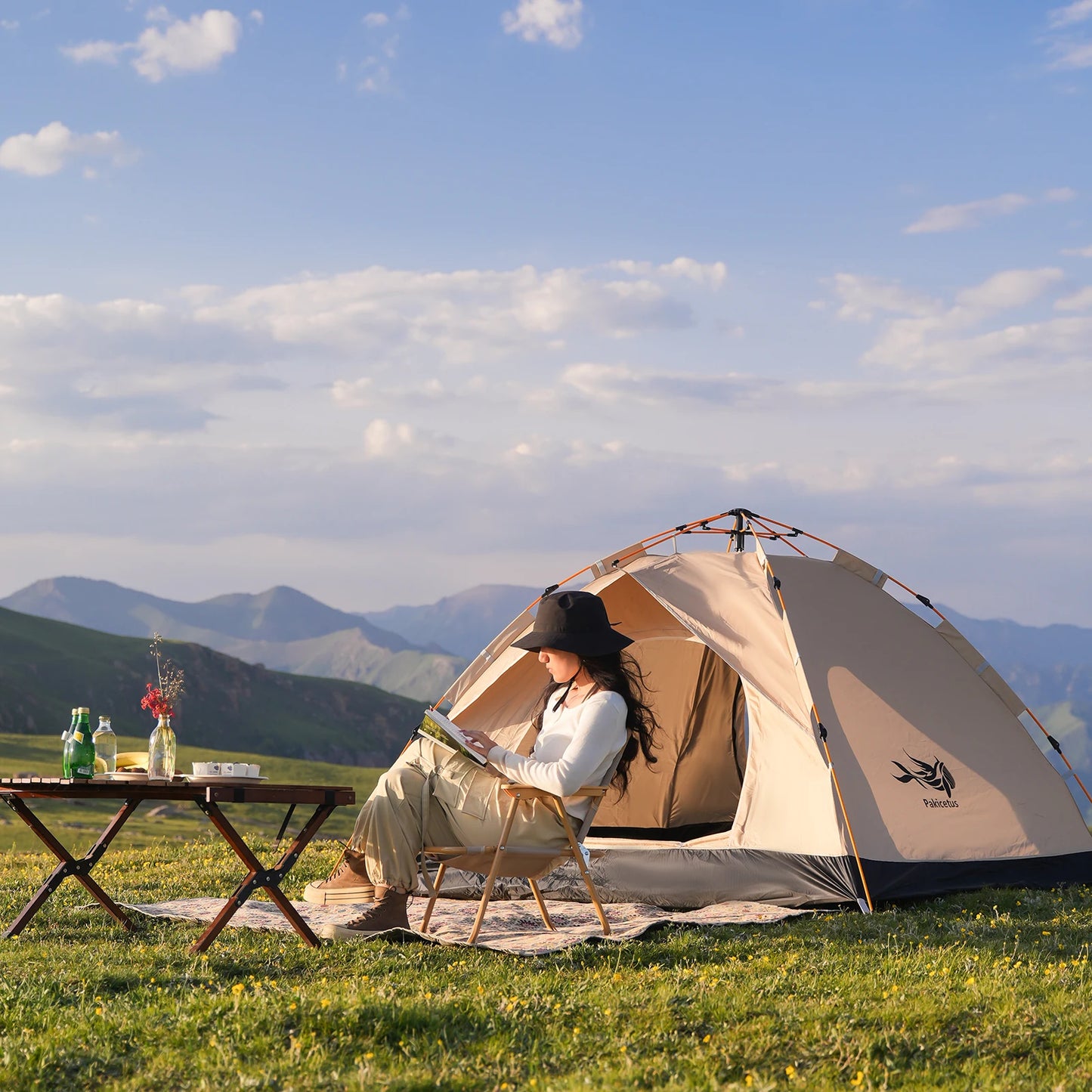 Pakicetus Instant Portable Tent Sun Rain Shelter For Beach And Camping
