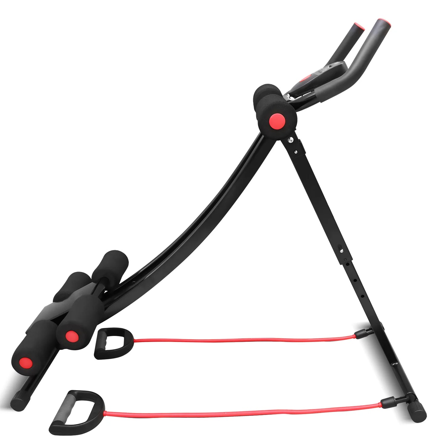 GIKPAL Foldable Ab Machine For Home Gym Abdominal Trainer LCD