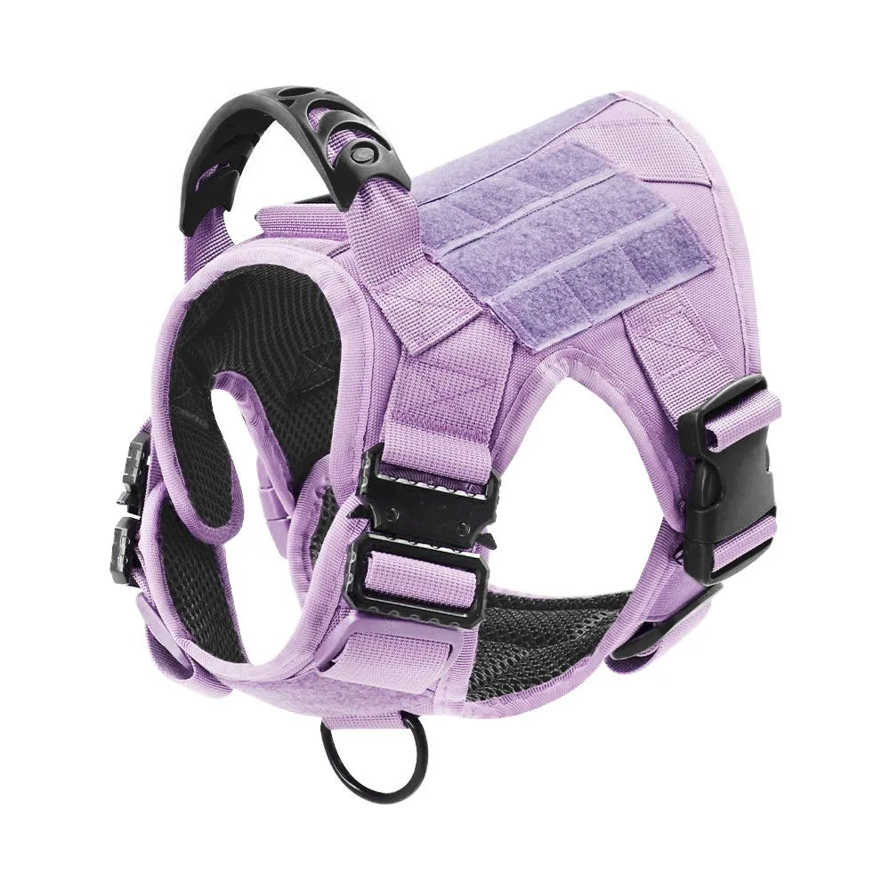 PETRAVEL Pink Camouflage Dog Harness For Large And Medium Dogs