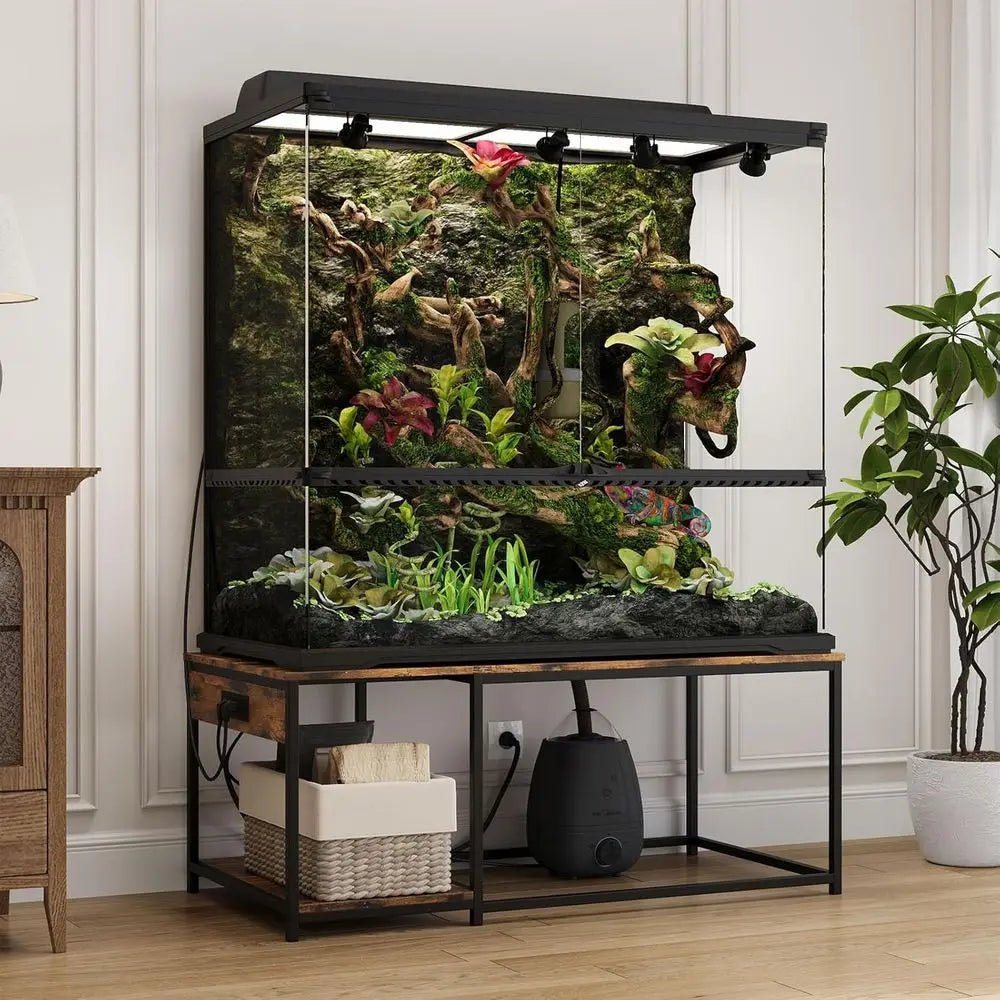 Reptile Tank Stand for Bearded Dragons and Snakes