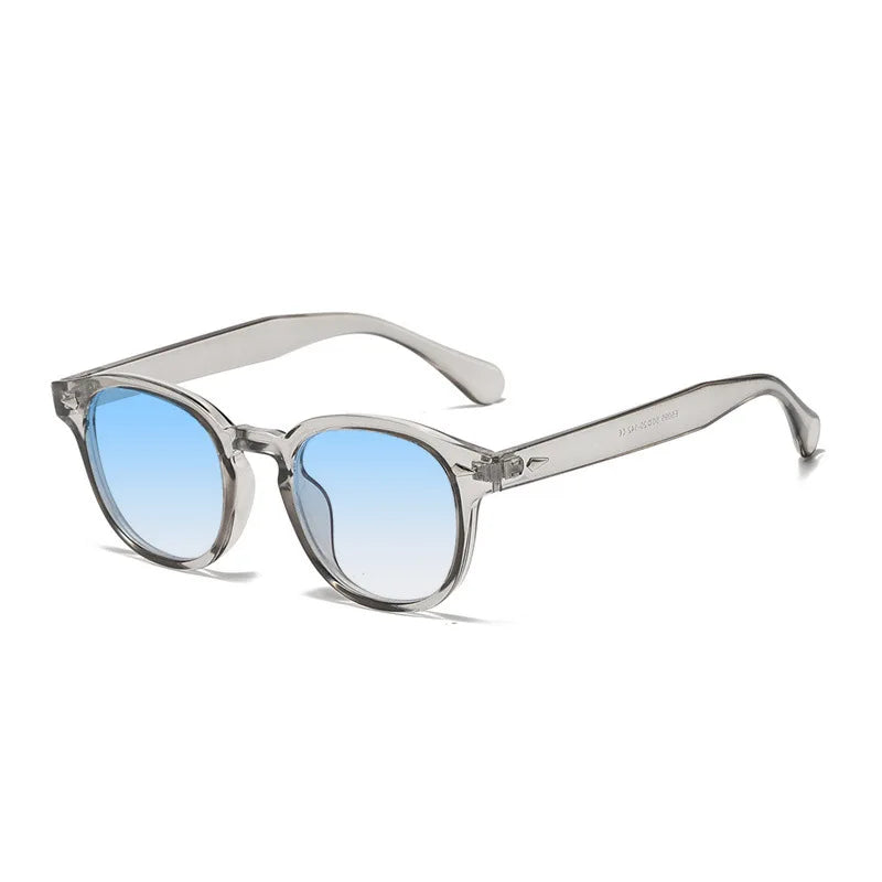 JNPCXI Retro Round Sunglasses UV400 Rivet Style