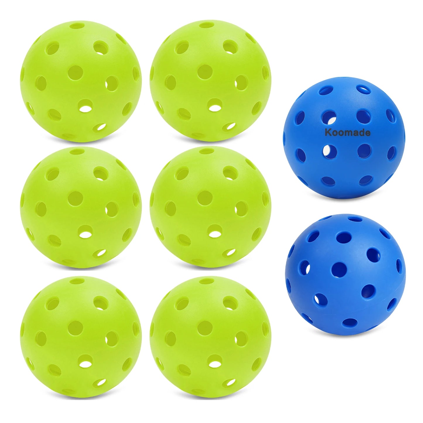 40-Hole Outdoor Pickleballs All Weather 8 or 16 Pack