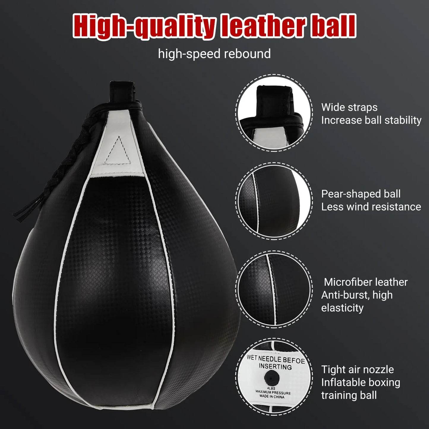 HiMISS Adjustable Speed Bag Platform With 360 Swivel Wall Mount