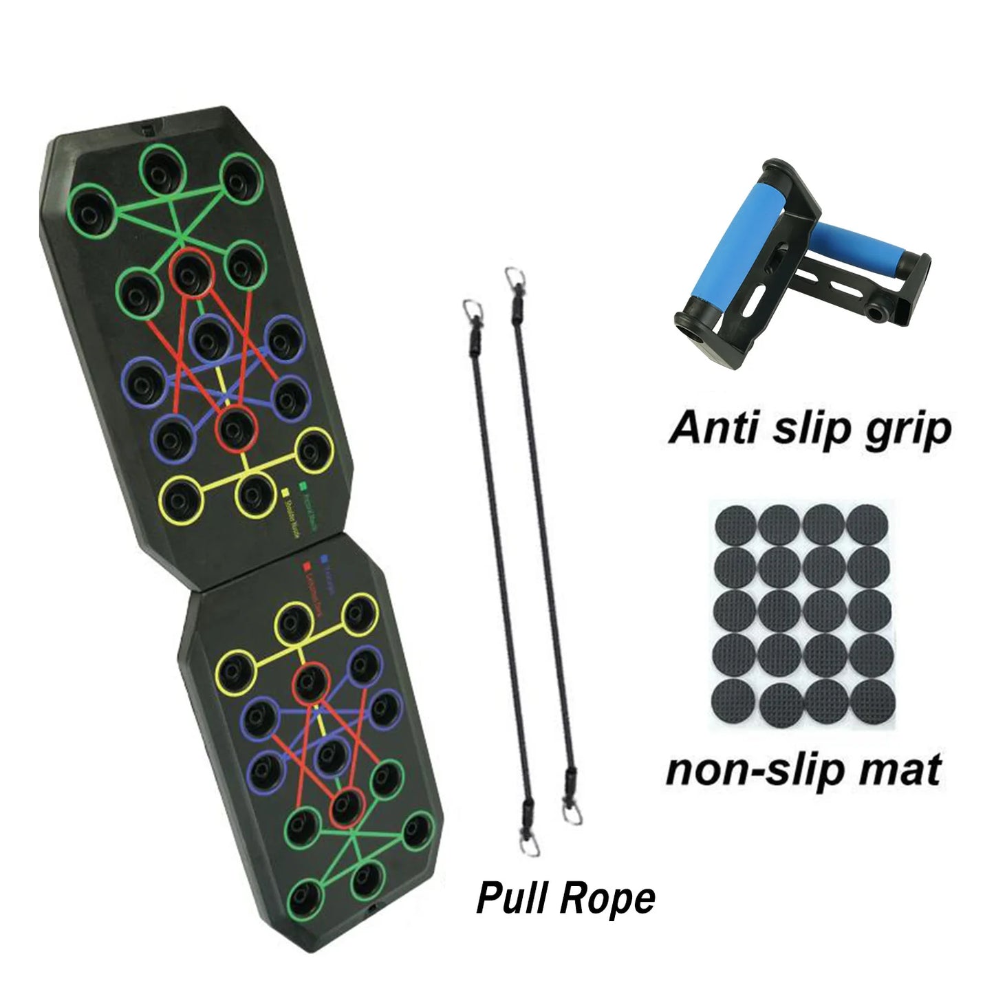 Portable Multifunction Push-Up Board Set With Handles For Training
