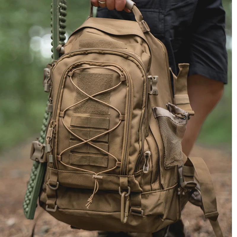 LQARMY Outdoor Tactical Backpack Large Capacity for Hiking and Travel