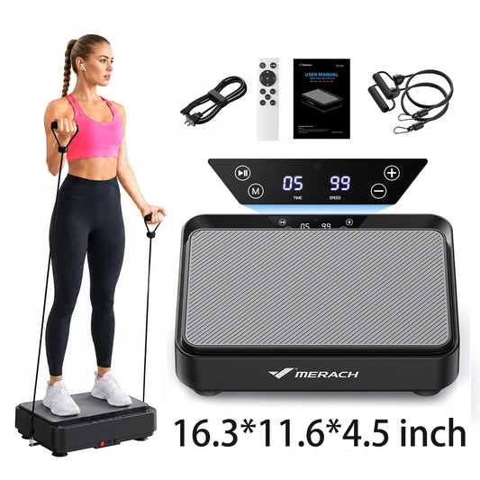 MERACH Vibration Plate Exercise Machine For Home Gym And Office