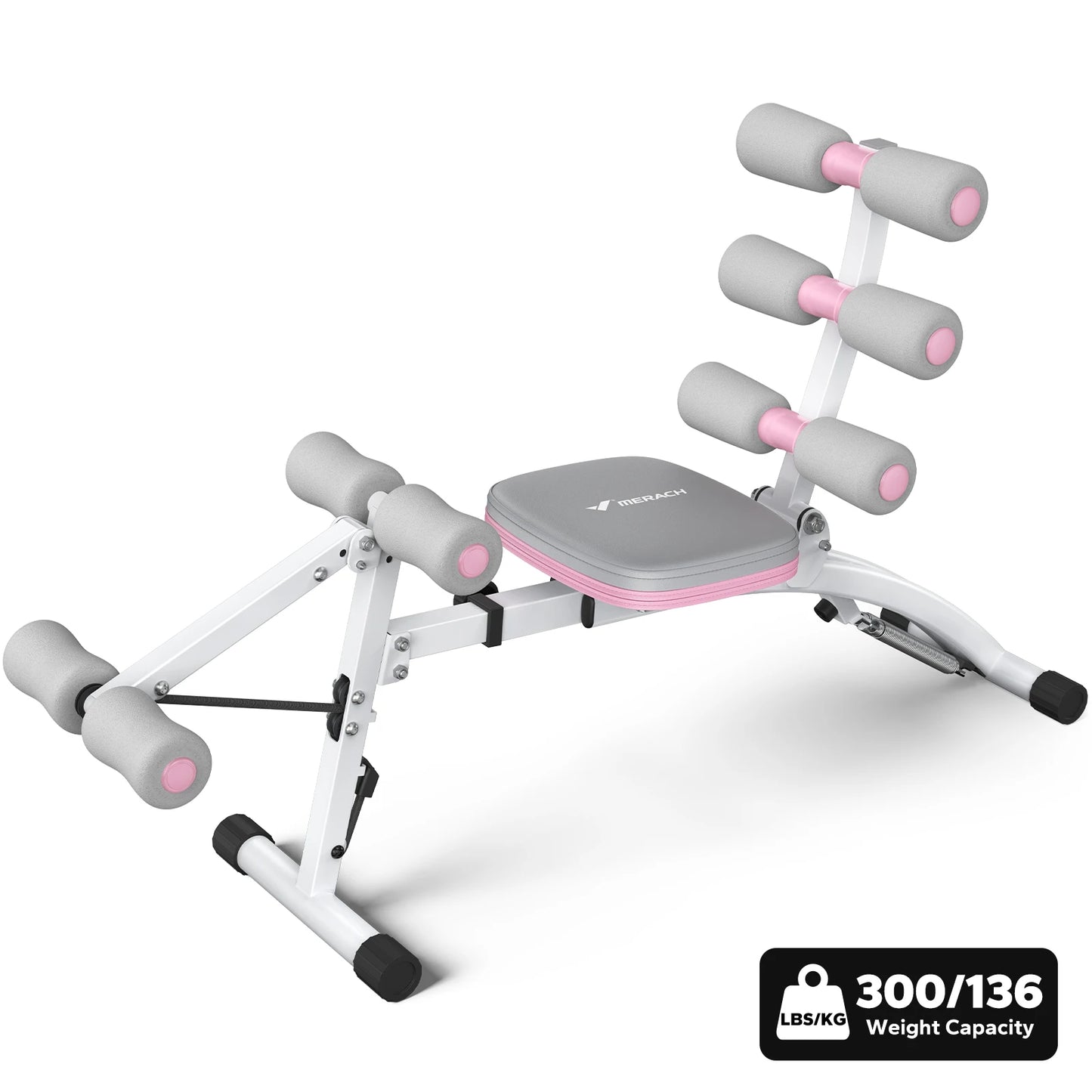 MERACH Ab Machine Multi Functional Workout Bench For Home Gym