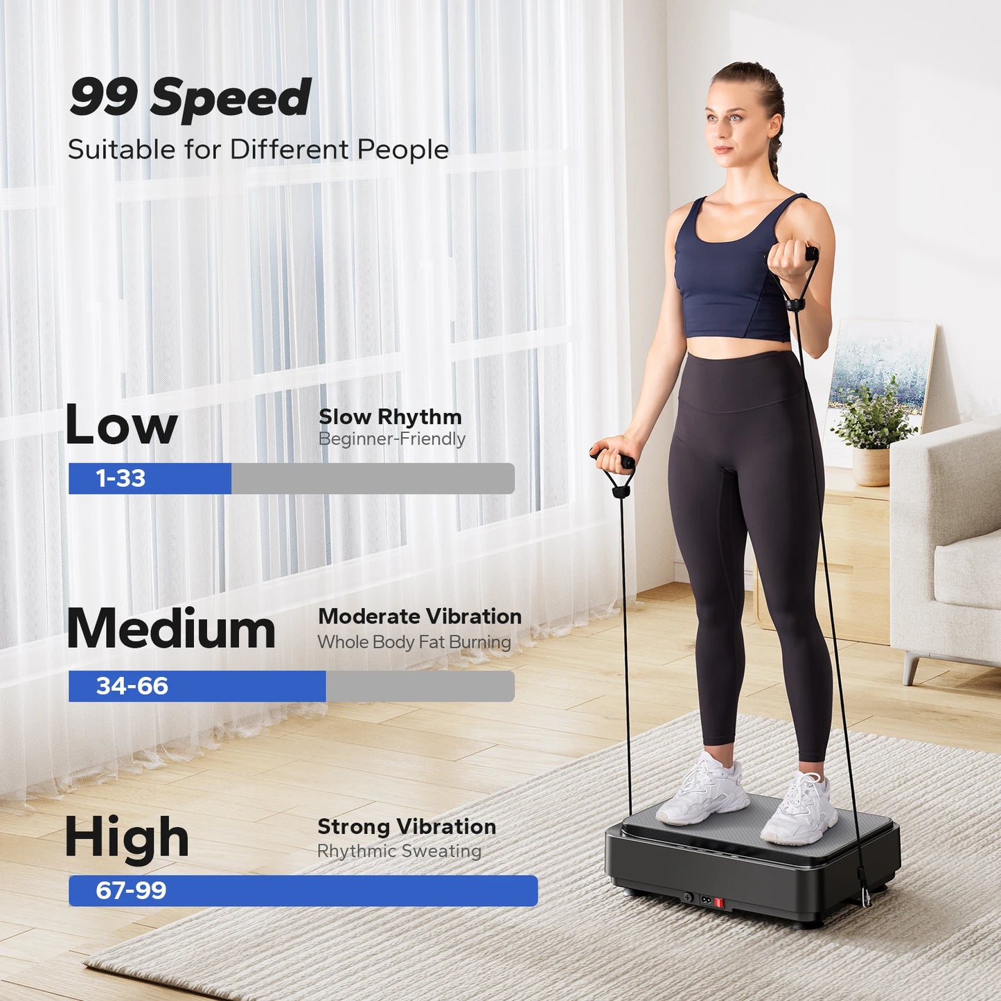 MERACH Vibration Plate Exercise Machine For Home Gym And Office