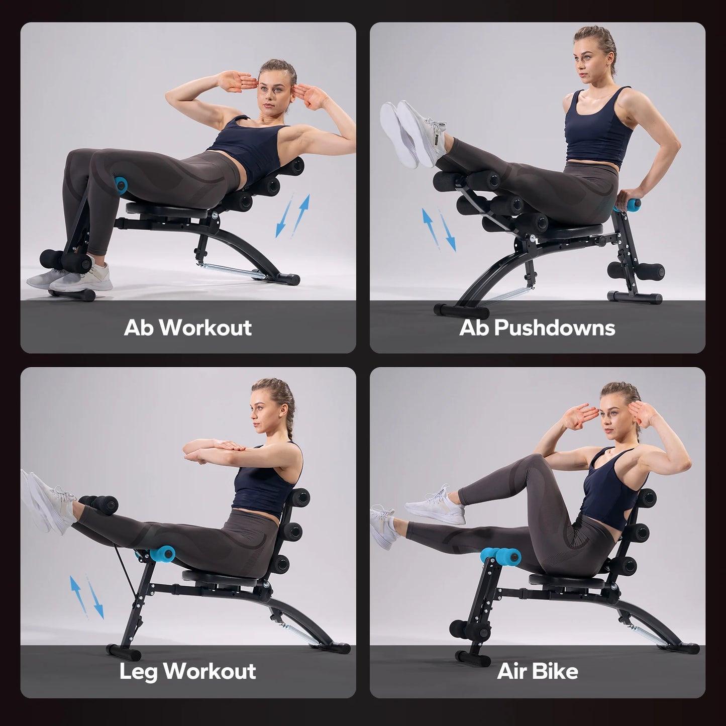 MERACH Ab Machine Multi Functional Workout Bench For Home Gym