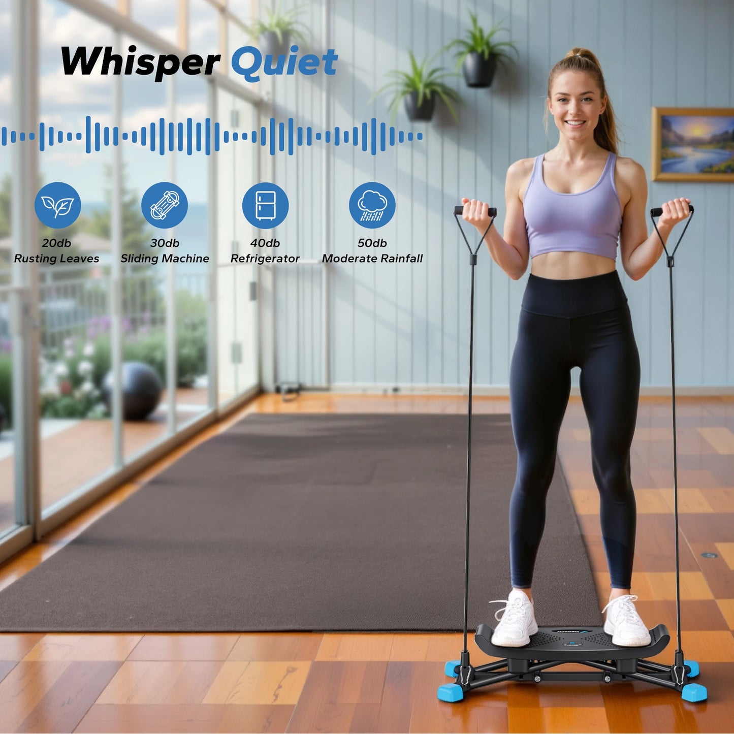 MERACH Simulated Ski Machine For Cardio Fitness And Workout