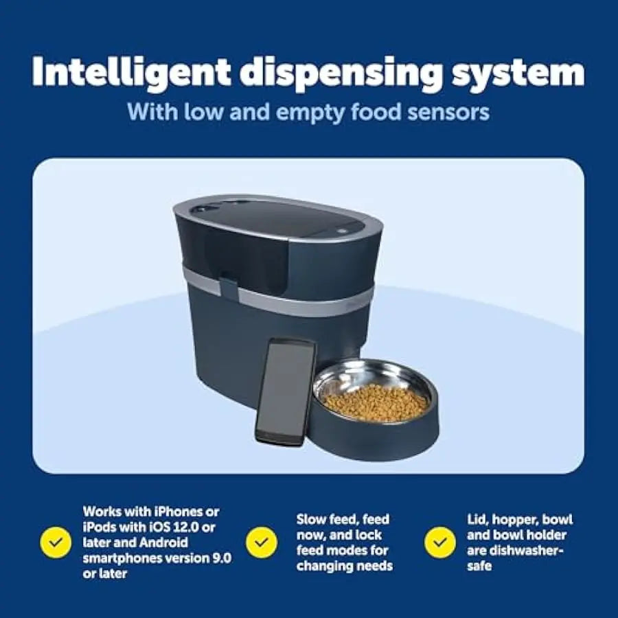 PetSafe Smart Feed Electronic Pet Feeder With Programmable Mealtimes