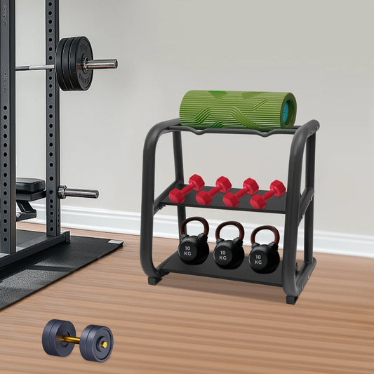 Kettlebell And Dumbbell Storage Rack 220lbs Capacity