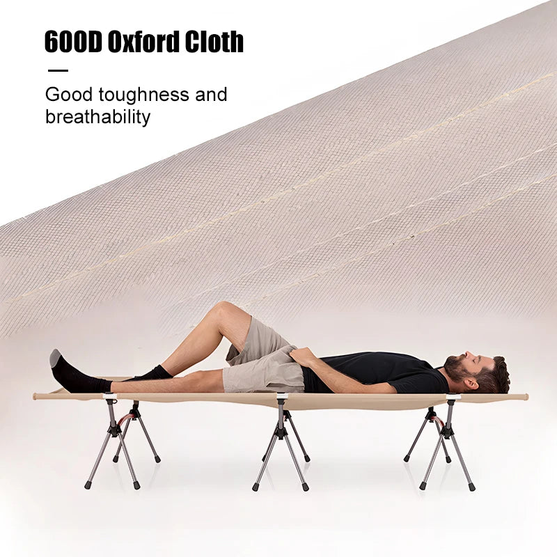 WESTTUNE Ultra Light Aluminum Folding Bed For Camping