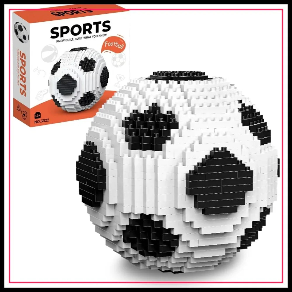 Soccer Ball Building Set Micro Bricks STEM Educational Toy