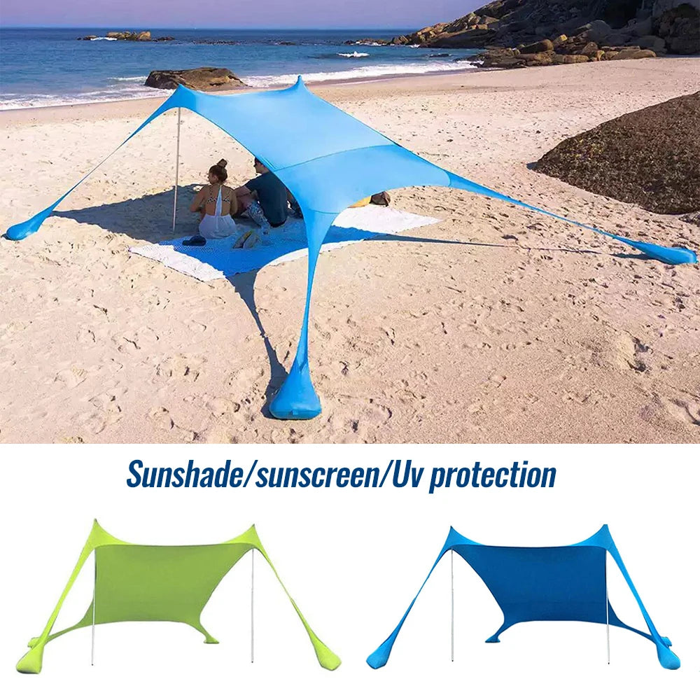 Portable Lycra Beach Canopy Tent UV Protection Sunshade Shelter