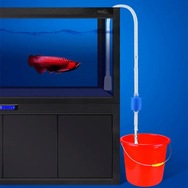 Aquarium Siphon Vacuum Cleaner Pump Semi Automatic Water Change System