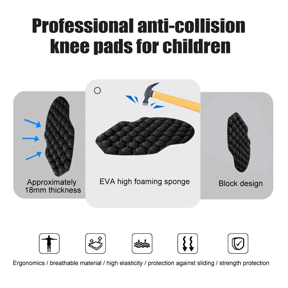 WEUPFLY Honeycomb Knee Pads For Kids Knee Support Football