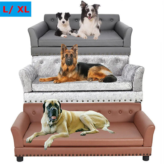 BORWART CN Heavy Duty Pet Sofa Bed Removable Cover Cushioned