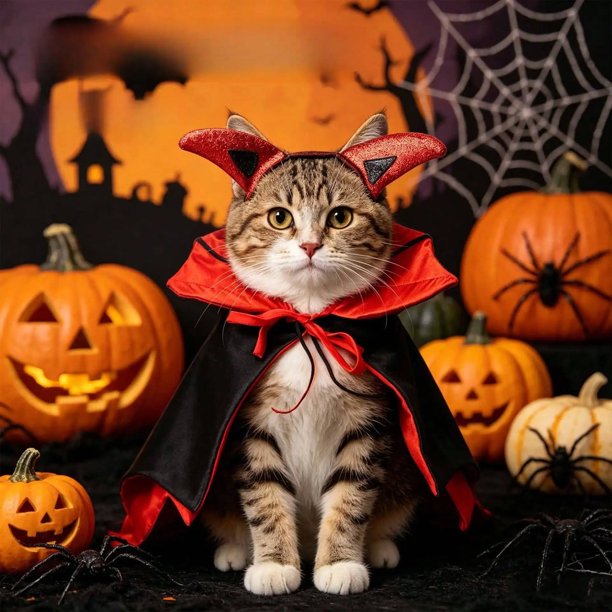 Halloween Bat Cape And Cloak Costume For Dogs And Cats