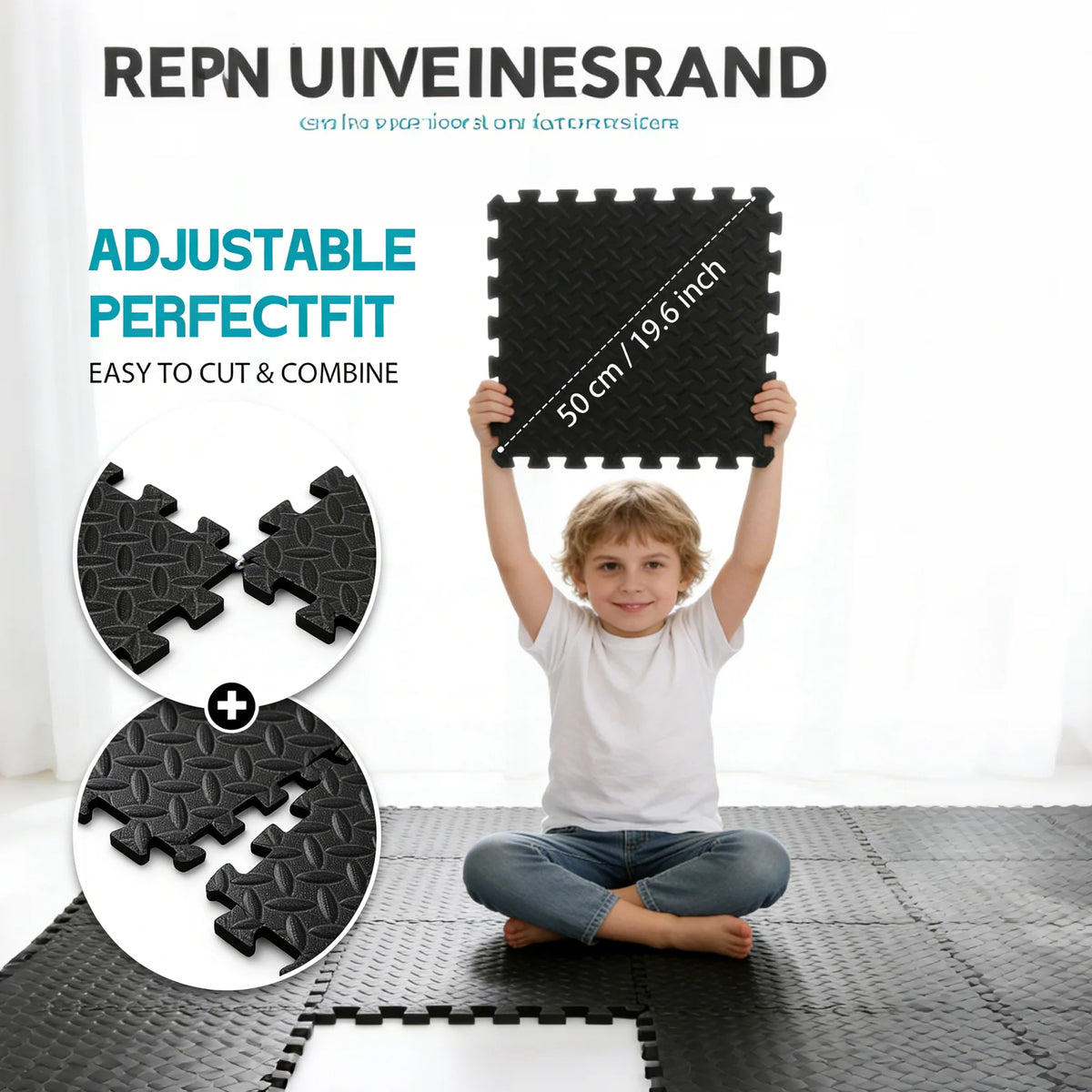 Eva Interlocking Puzzle Exercise Foam Mat For Home Gym