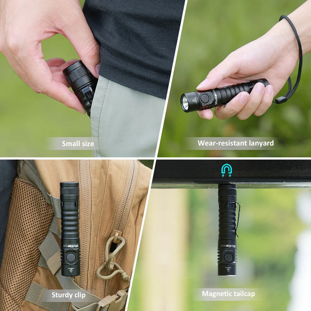 Wurkkos FC11C USBC Rechargeable 1200LM EDC Flashlight