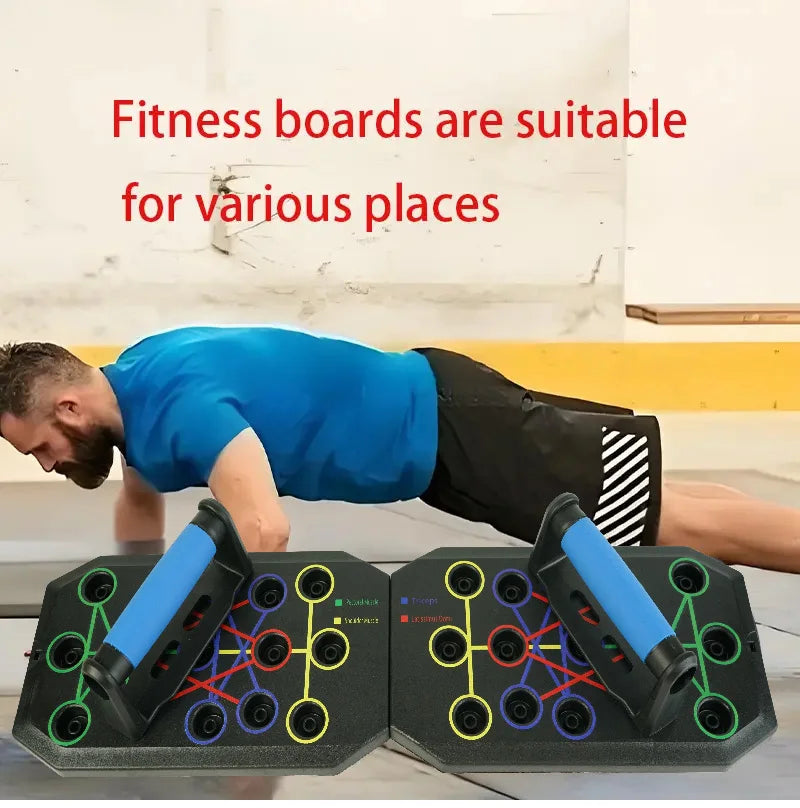 Portable Multifunction Push-Up Board Set With Handles For Training