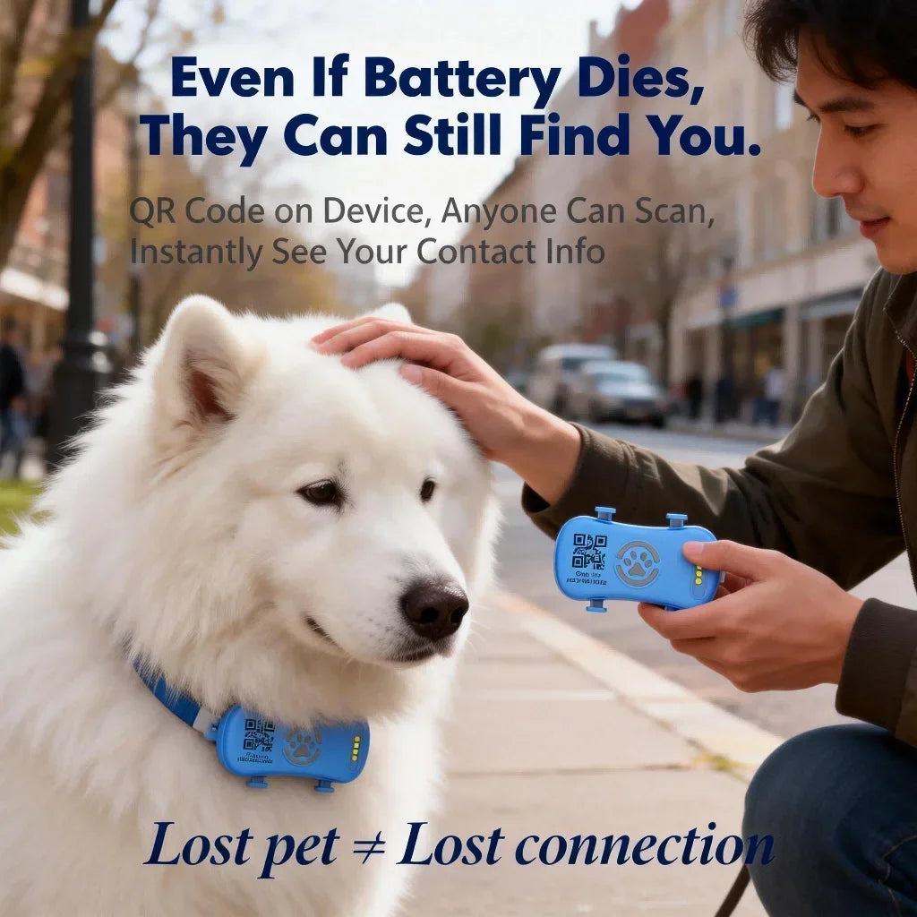 WANWAYTECH GPS Pet Tracker Unlimited Distance IoT WiFi Locator