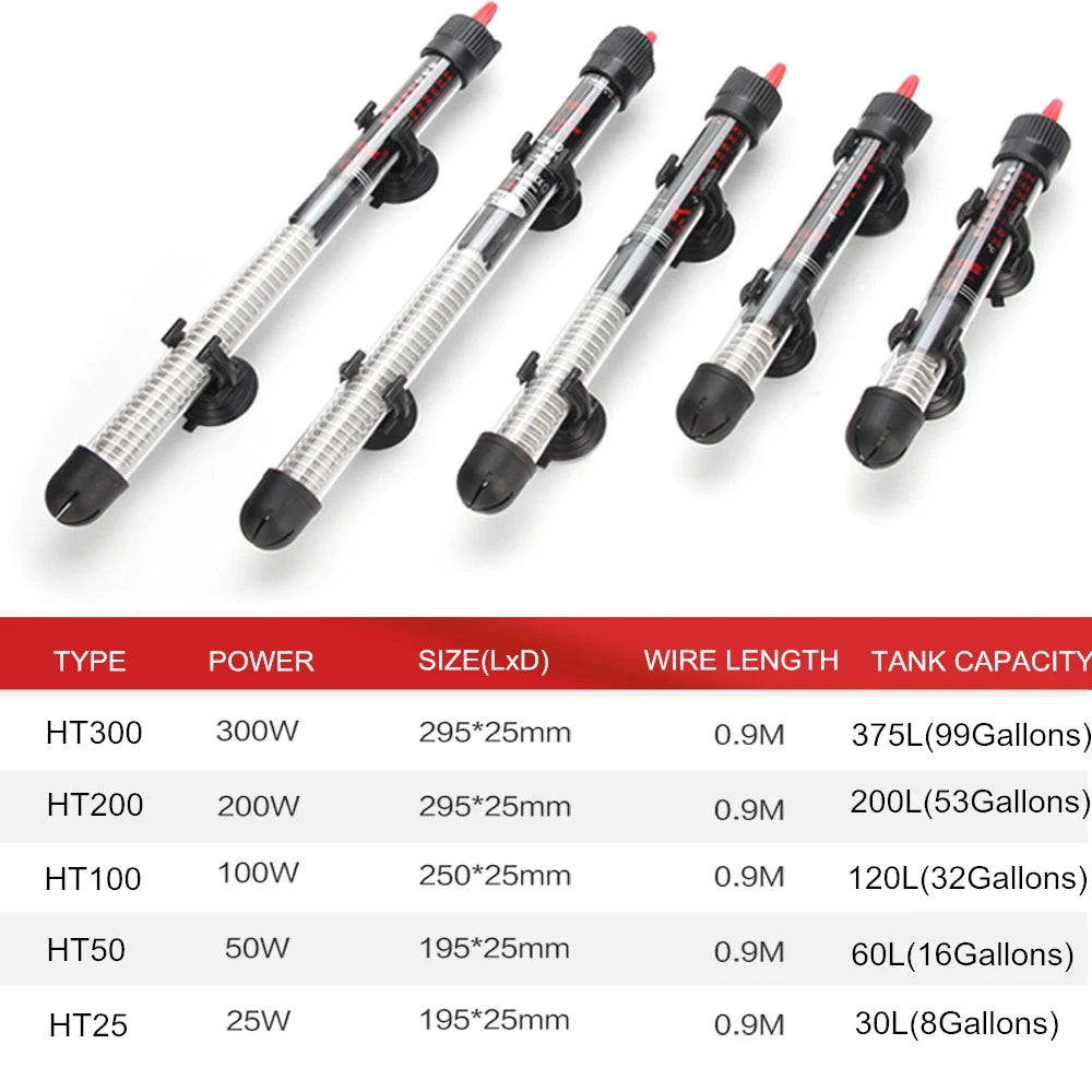 Seven Master Adjustable Temperature Aquarium Heater Rod 110V-220V