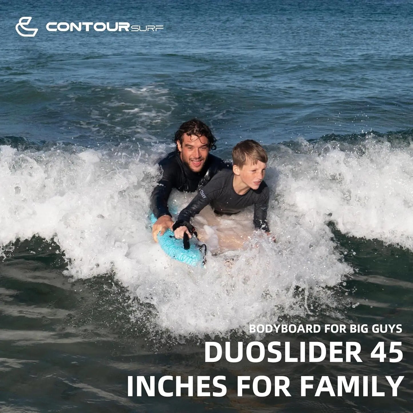 YTYIN DuoSlider Body Board With Handles Outdoor Gear