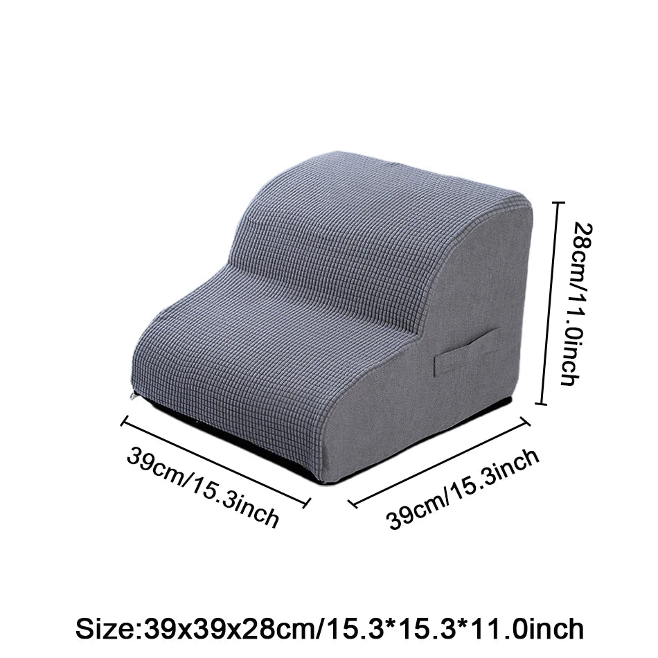 Three Step Pet Ramp for Cats and Dogs Comfort Everyday