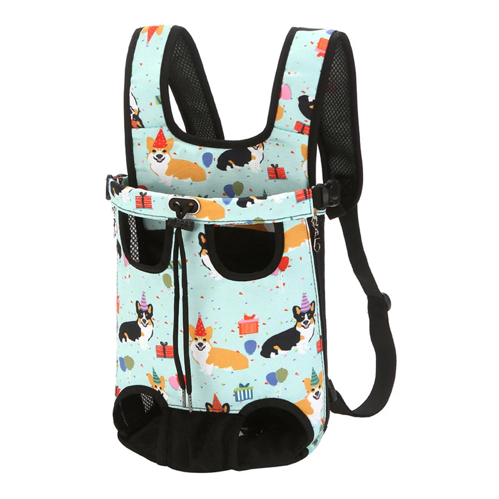 Camouflage Outdoor Dog Backpack Carrier Breathable Travel Bag For Small Dogs