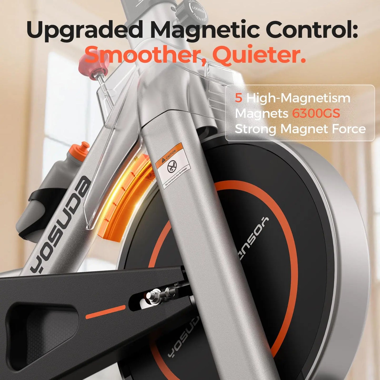 YOSUDA Indoor Cycling Bike With Exclusive App And Magnetic Resistance