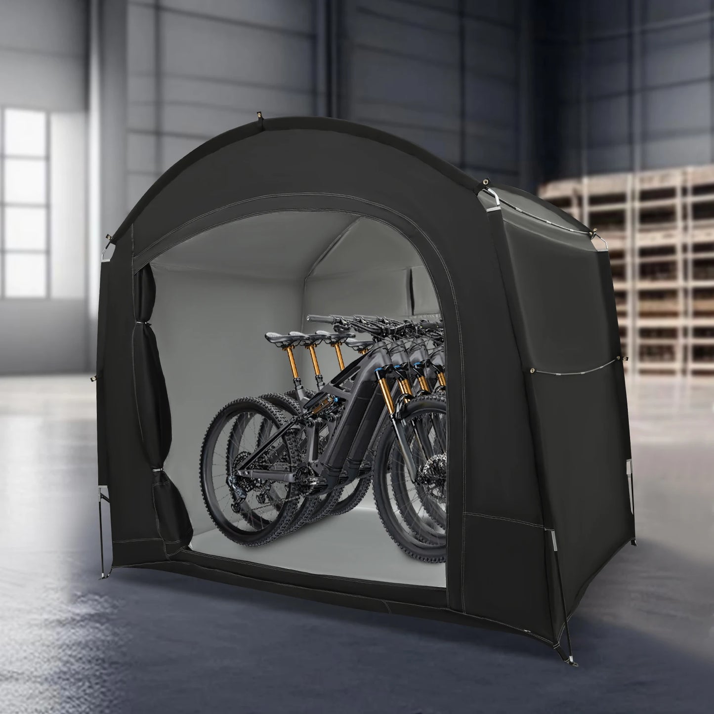 Portable Bike Storage Shed Waterproof Bicycle Shelter