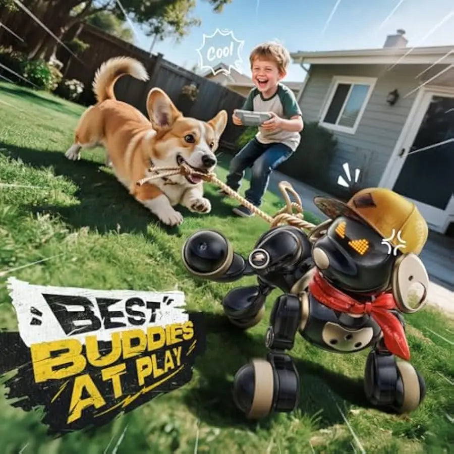 Robot Dog Toy With Remote And Gesture Control Programmable
