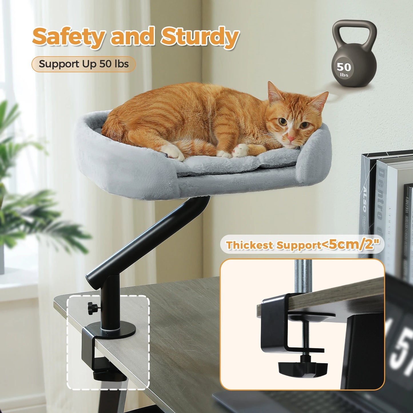 PAWZ Road Cat Desk Bed 360 Rotatable Indoor Cat Stand