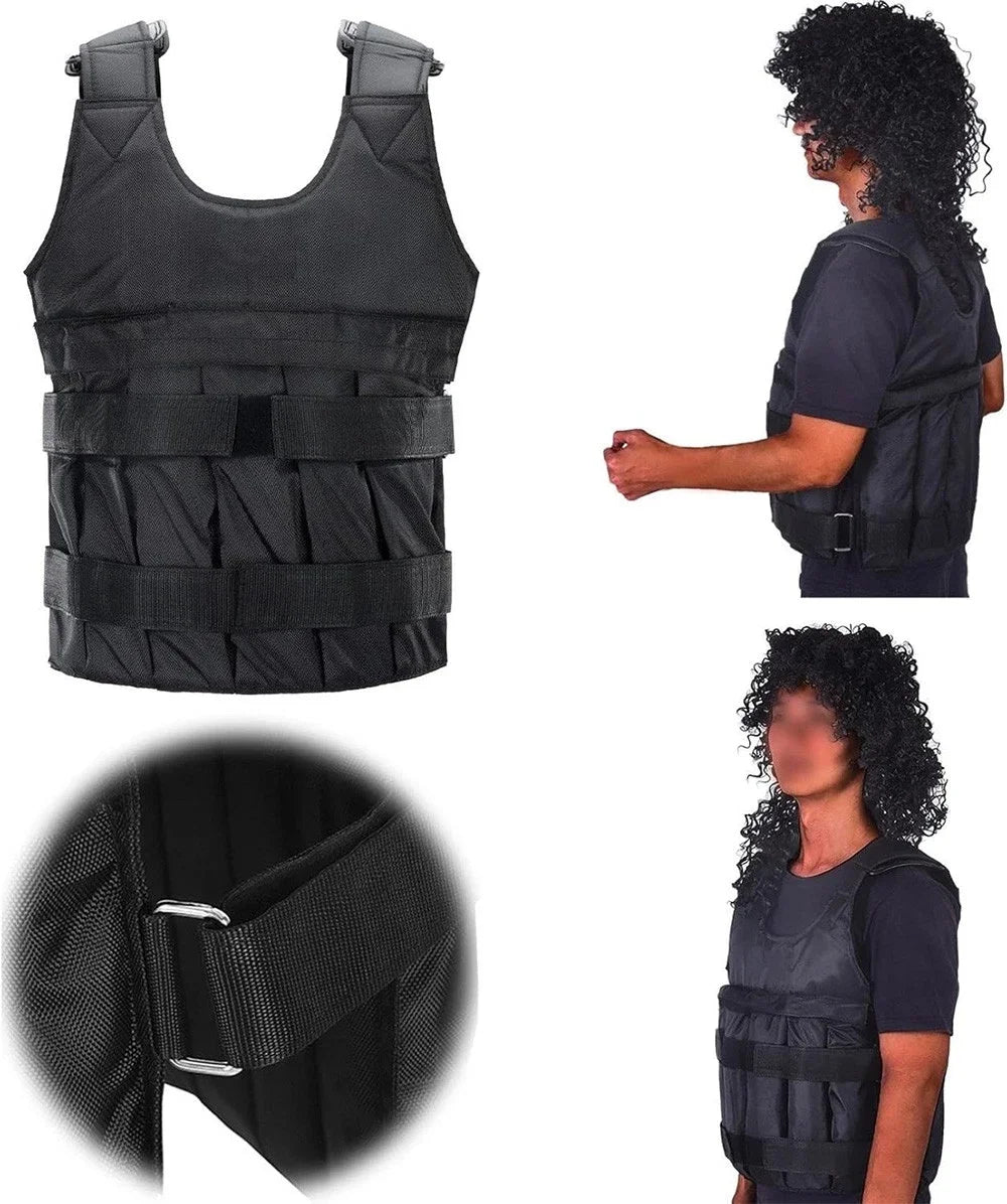 Adjustable Weighted Vest For Exercise And Cardio Training