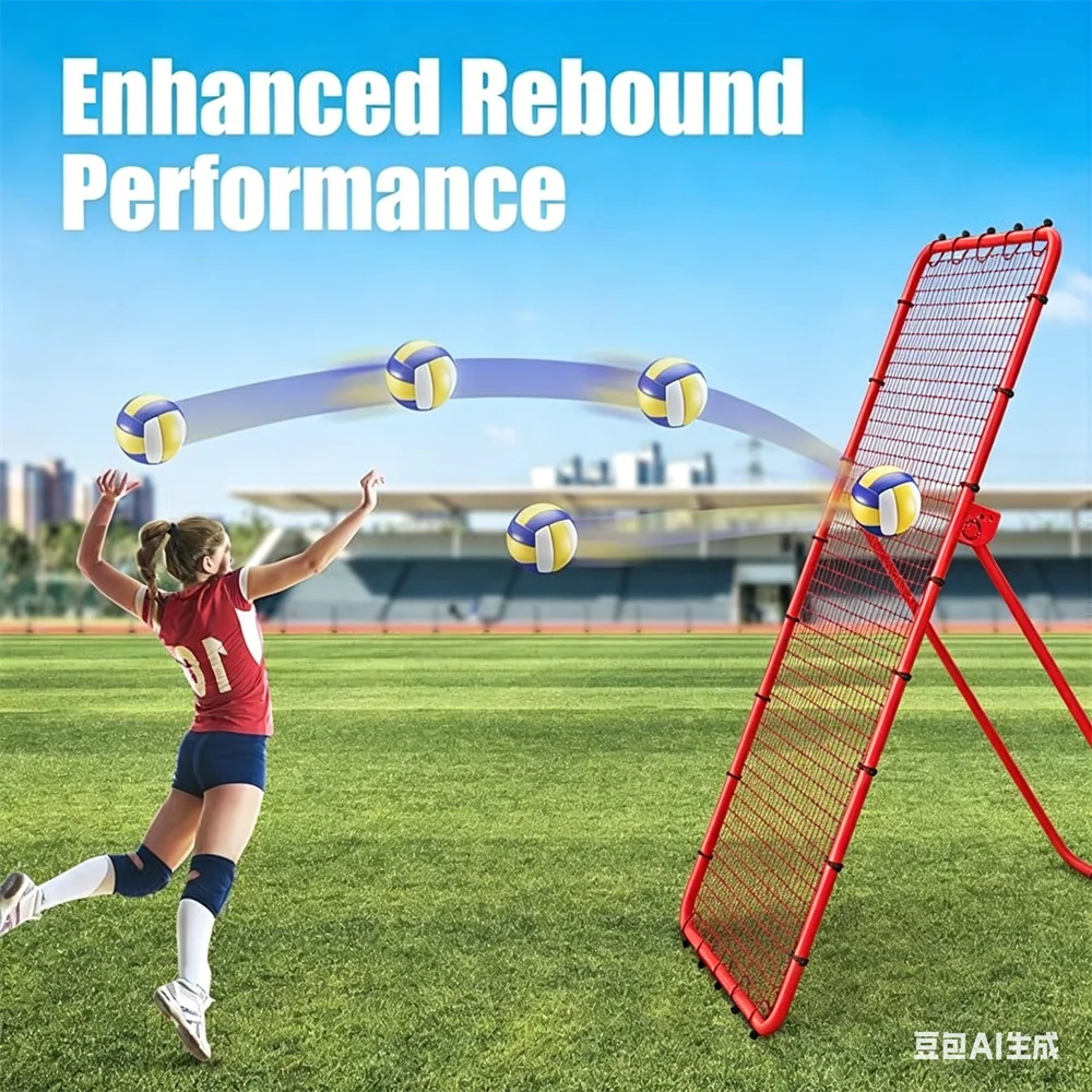 Adjustable Sports Rebounder Net For Volleyball Soccer Baseball Tennis Training