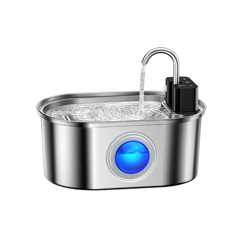 ROJECO Stainless Steel Cat And Dog Water Fountain With Sensor