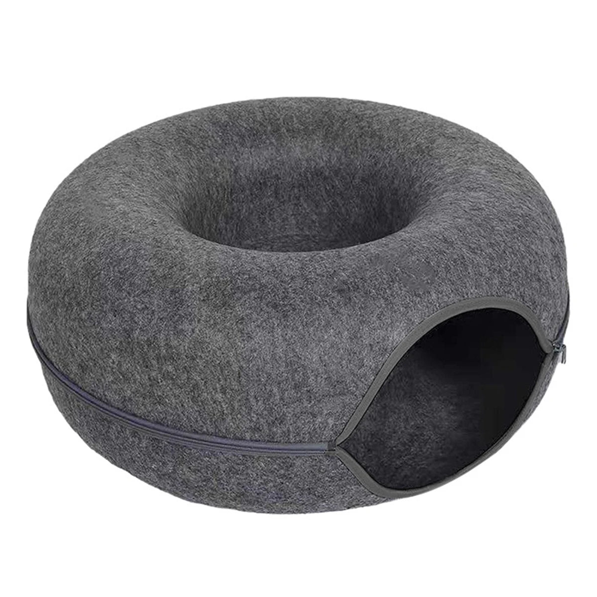 LANGXINGCS Donut Cat Bed Tunnel Toy Cats