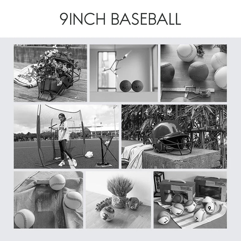 FGHGF 12 Pack Baseball Foam Softball Training Balls 9 Inch