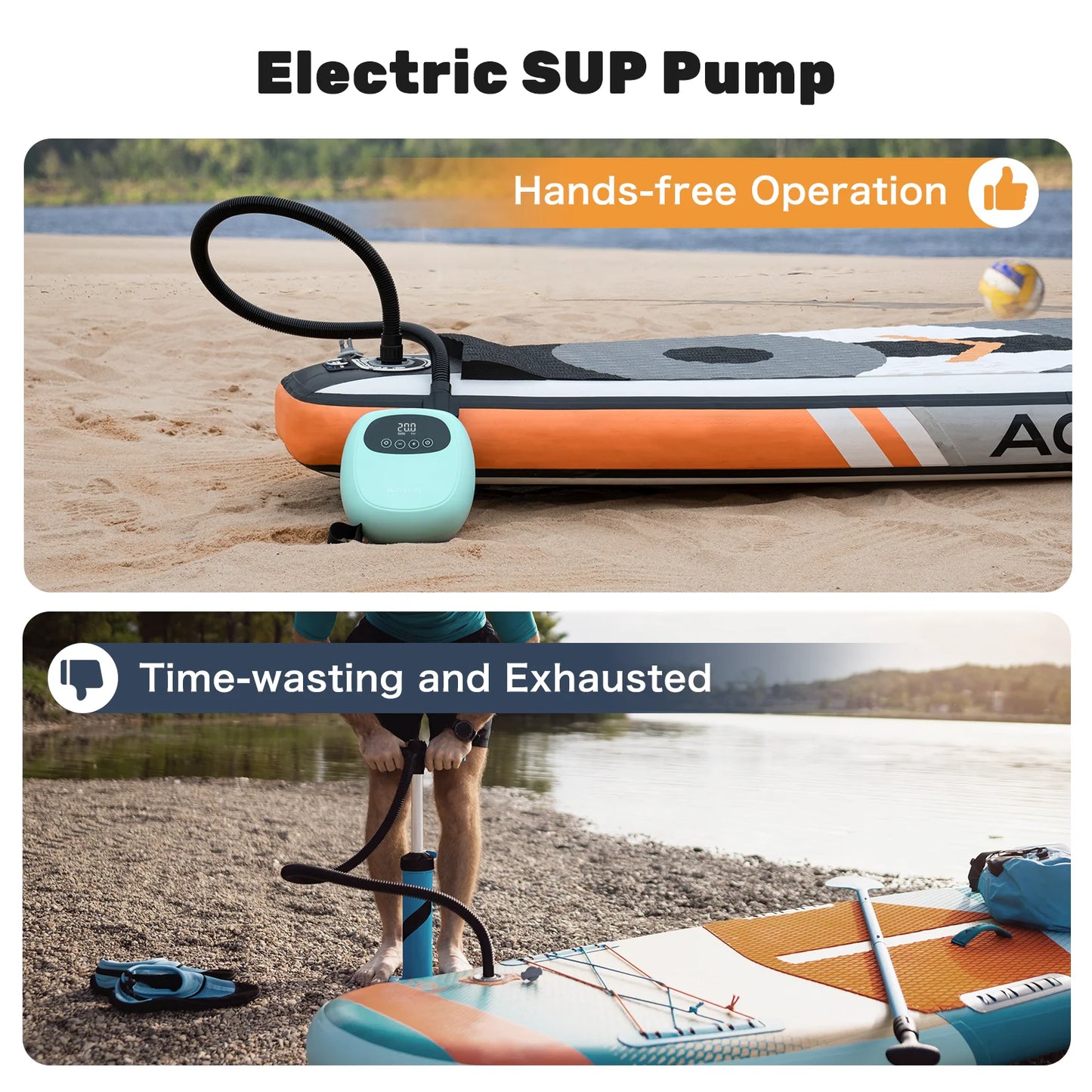 DP3 Electric SUP Pump 20 PSI 38.48Wh Battery