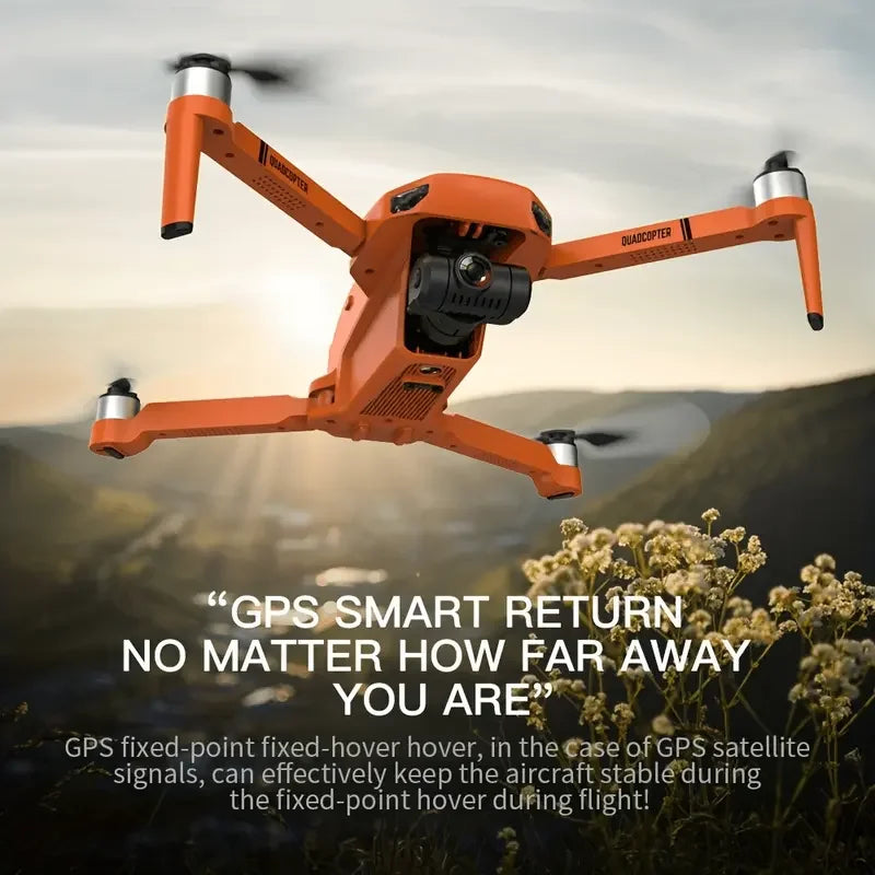 KF102 4K GPS Drone With Dual Camera 2Axis Gimbal Foldable