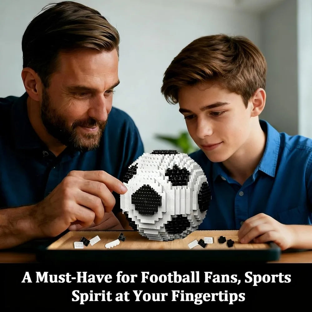 Soccer Ball Building Set Micro Bricks STEM Educational Toy