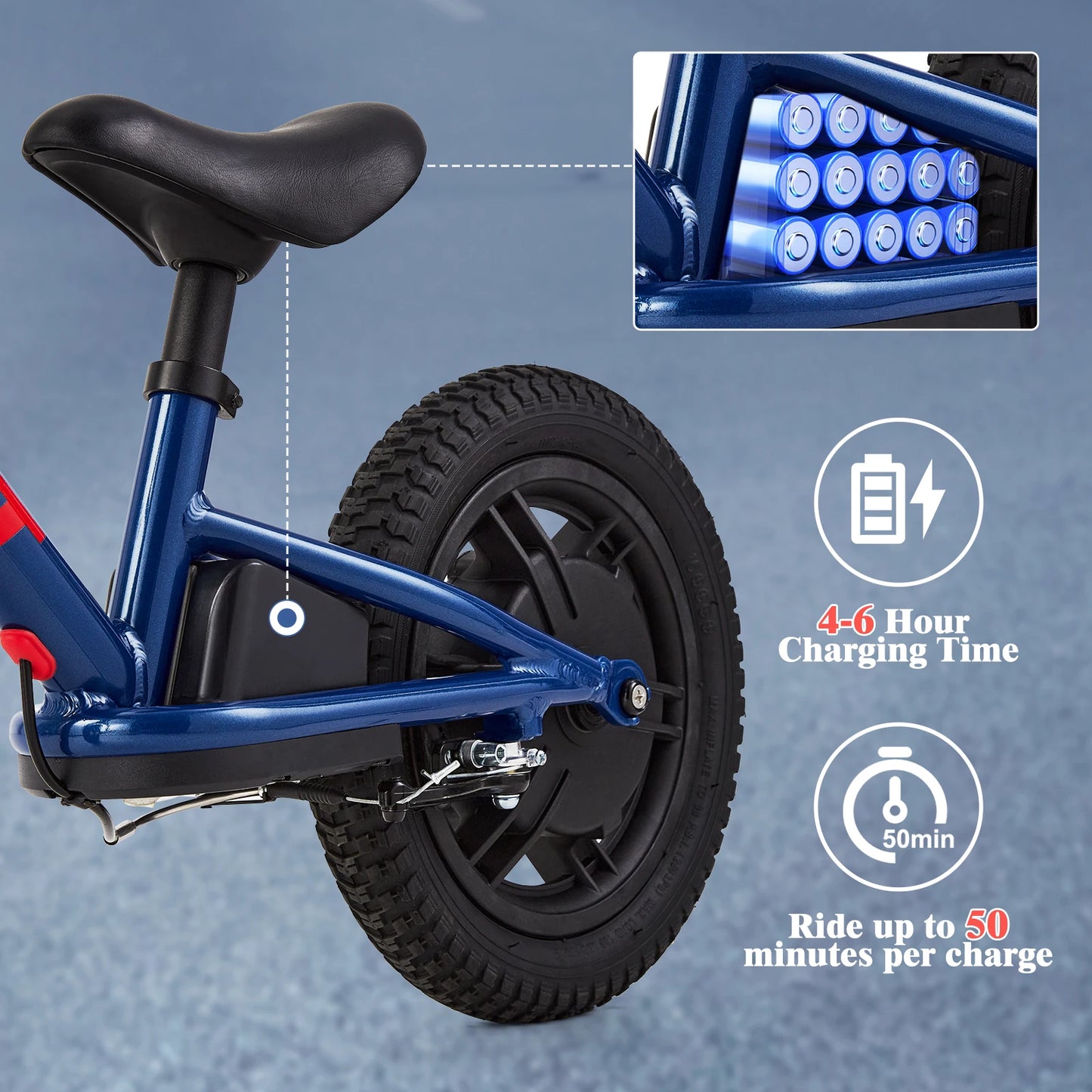 HiMISS 24V Kids Electric Balance Bike