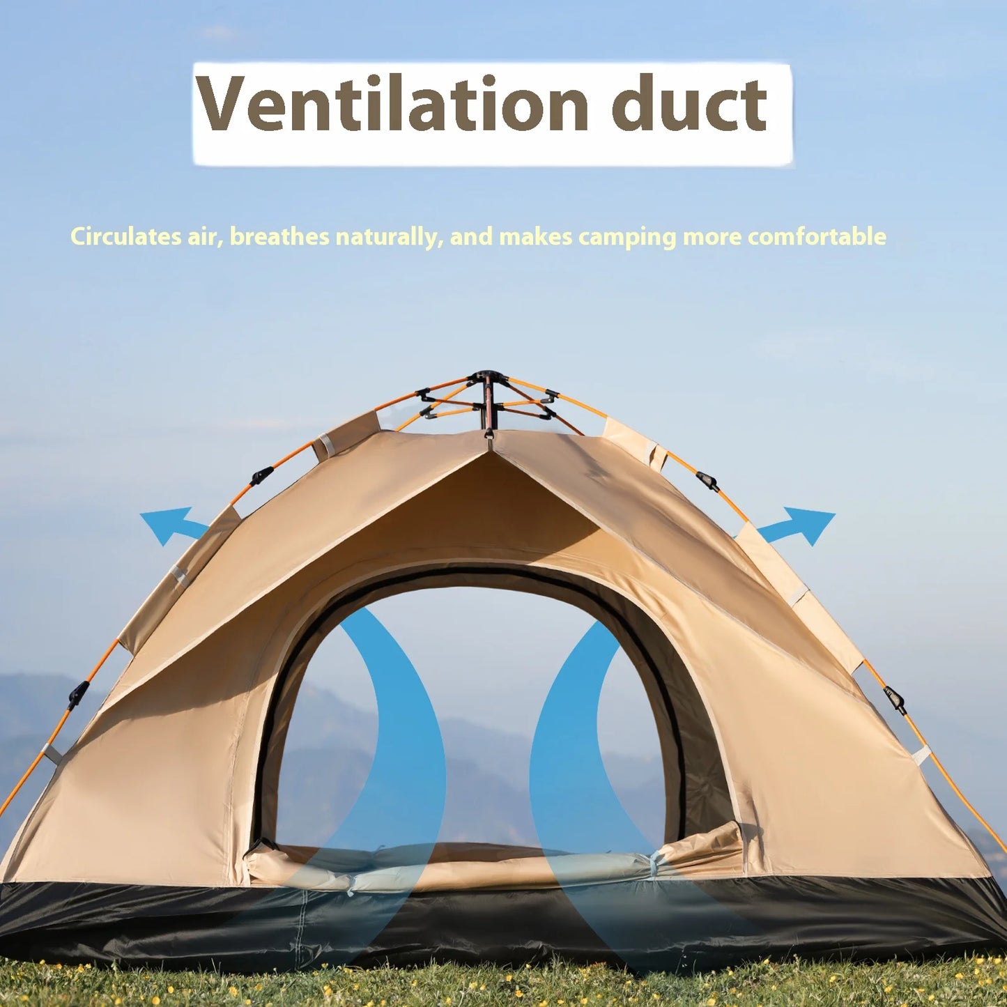 Pakicetus Instant Portable Tent Sun Rain Shelter For Beach And Camping