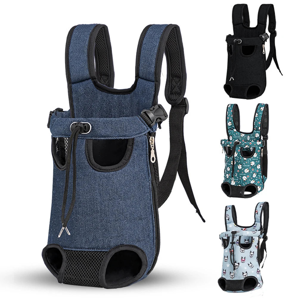 Camouflage Outdoor Dog Backpack Carrier Breathable Travel Bag For Small Dogs